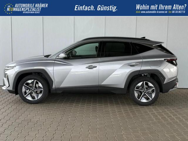 Hyundai TUCSON E-Motion 1.6 T-GDI 2WD 48V DCT / Panoramadach ACC Sitz + Lenkradheizung LED Navi PDC V&H Kamera Alu 18" 
