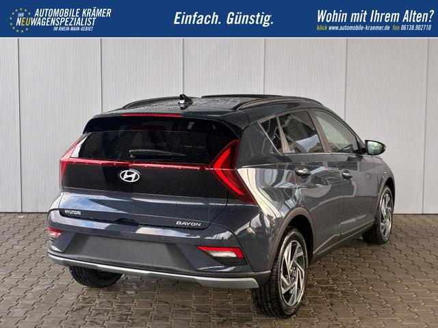 Hyundai BAYON Premium Sky 1.0 T-GDI 100 PS 48V 7DCT / Keyless ACC Soundsystem BOSE Sitz + Lenkradheizung LED Navi PDC V&H Kamera Totwinkel Alu 16" 
