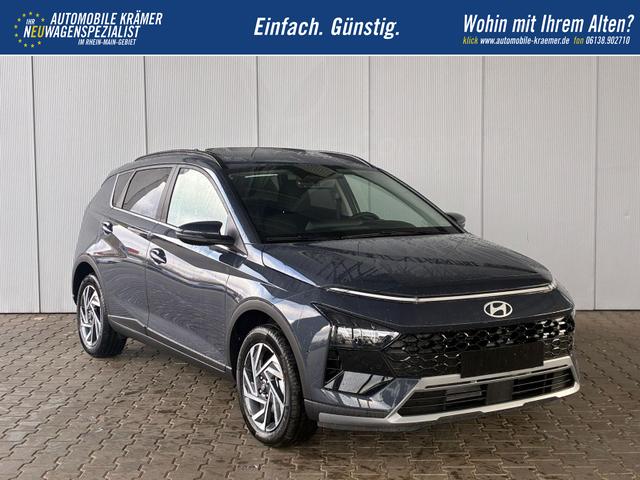 Hyundai BAYON Premium Sky 1.0 T-GDI 100 PS 48V 7DCT / Keyless ACC Soundsystem BOSE Sitz + Lenkradheizung LED Navi PDC V&H Kamera Totwinkel Alu 16" 
