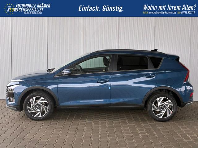 Hyundai BAYON Premium 1.0 T-GDI 100 PS 48V 7DCT / Keyless ACC Soundsystem BOSE Sitz + Lenkradheizung LED Navi PDC V&H Kamera Totwinkel Alu 16" 