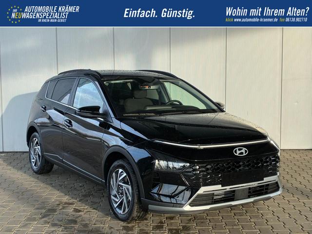 Hyundai BAYON Premium 1.0 T-GDI 100 PS 48V 7DCT / Keyless ACC Soundsystem BOSE Sitz + Lenkradheizung LED Navi PDC V&H Kamera Totwinkel Alu 16" 