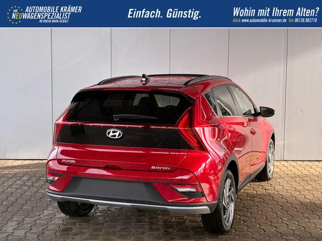 Hyundai BAYON Premium Sky 1.0 T-GDI 100 PS 48V 7DCT / Keyless ACC Soundsystem BOSE Sitz + Lenkradheizung LED Navi PDC V&H Kamera Totwinkel Alu 16" 