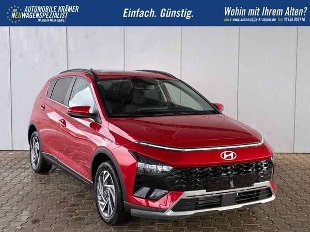 Hyundai BAYON Premium Sky 1.0 T-GDI 100 PS 48V 7DCT / Keyless ACC Soundsystem BOSE Sitz + Lenkradheizung LED Navi PDC V&H Kamera Totwinkel Alu 16" 