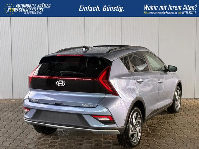 Hyundai BAYON Premium Sky 1.0 T-GDI 100 PS 48V 7DCT / Keyless ACC Soundsystem BOSE Sitz + Lenkradheizung LED Navi PDC V&H Kamera Totwinkel Alu 16" 