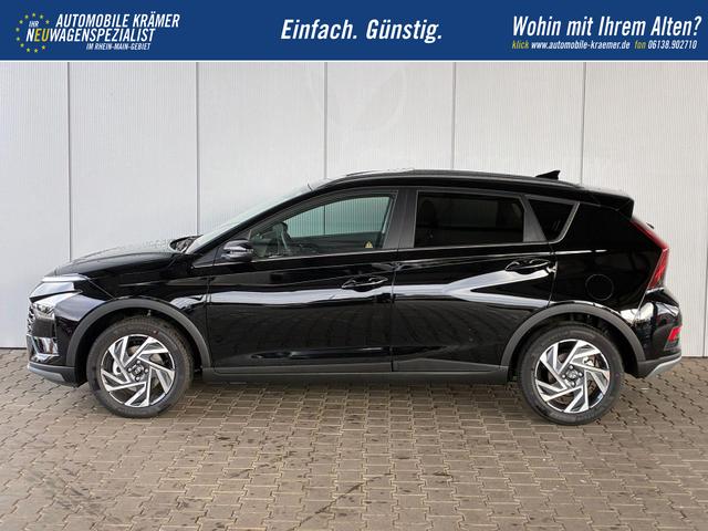 Hyundai BAYON Premium Sky 1.0 T-GDI 100 PS 48V 7DCT / Keyless ACC Soundsystem BOSE Sitz + Lenkradheizung LED Navi PDC V&H Kamera Totwinkel Alu 16" 