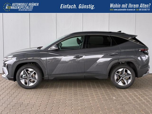 Hyundai TUCSON E-Motion 1.6 T-GDI 2WD 48V DCT / Panoramadach ACC Sitz + Lenkradheizung LED Navi PDC V&H Kamera Alu 18" 