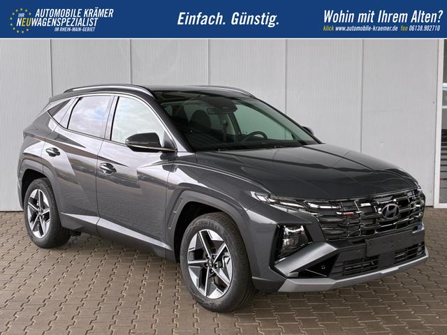 Hyundai TUCSON E-Motion 1.6 T-GDI 2WD 48V DCT / Panoramadach ACC Sitz + Lenkradheizung LED Navi PDC V&H Kamera Alu 18" 