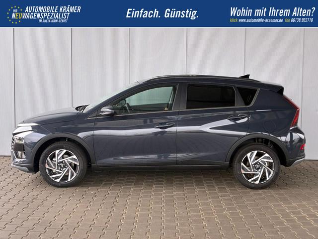 Hyundai BAYON Premium 1.0 T-GDI 100 PS 48V 7DCT / Keyless ACC Soundsystem BOSE Sitz + Lenkradheizung LED Navi PDC V&H Kamera Totwinkel Alu 16" 