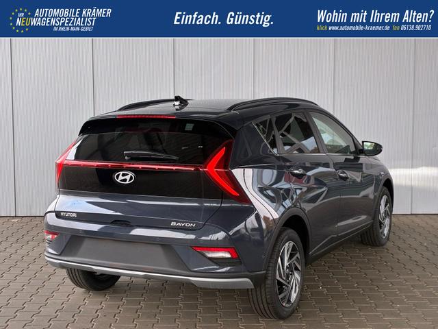Hyundai BAYON Premium 1.0 T-GDI 100 PS 48V 7DCT / Keyless ACC Soundsystem BOSE Sitz + Lenkradheizung LED Navi PDC V&H Kamera Totwinkel Alu 16" 