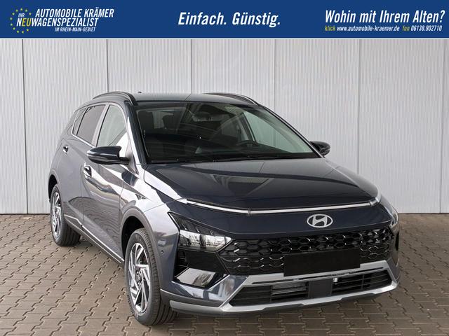 Hyundai BAYON Premium 1.0 T-GDI 100 PS 48V 7DCT / Keyless ACC Soundsystem BOSE Sitz + Lenkradheizung LED Navi PDC V&H Kamera Totwinkel Alu 16" 
