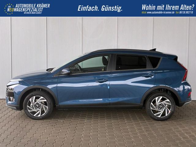 Hyundai BAYON Premium 1.0 T-GDI 100 PS 48V 7DCT / Keyless ACC Soundsystem BOSE Sitz + Lenkradheizung LED Navi PDC V&H Kamera Totwinkel Alu 16" 