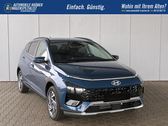 Hyundai BAYON Premium 1.0 T-GDI 100 PS 48V 7DCT / Keyless ACC Soundsystem BOSE Sitz + Lenkradheizung LED Navi PDC V&H Kamera Totwinkel Alu 16" 
