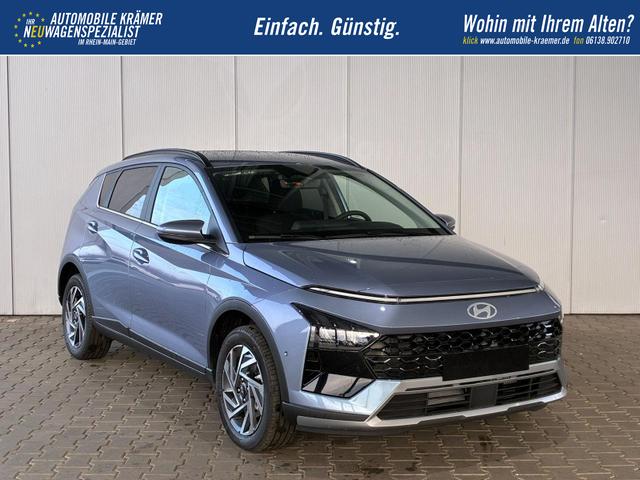 Hyundai BAYON Premium 1.0 T-GDI 100 PS 48V 7DCT / Keyless ACC Soundsystem BOSE Sitz + Lenkradheizung LED Navi PDC V&H Kamera Totwinkel Alu 16" 