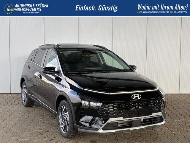 Hyundai BAYON Premium Sky 1.0 T-GDI 100 PS 48V 7DCT / Keyless ACC Soundsystem BOSE Sitz + Lenkradheizung LED Navi PDC V&H Kamera Totwinkel Alu 16" 
