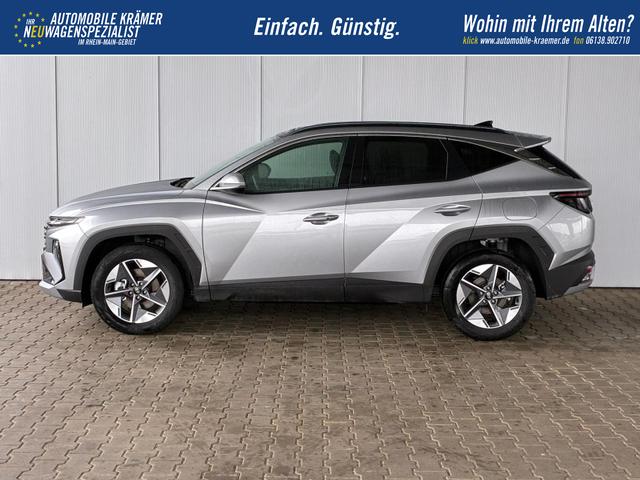 Hyundai TUCSON E-Motion 1.6 T-GDi 2WD HEV / Panoramadach ACC LED Sitz + Lenkradheizung Navi PDC V&H Kamera Alu 18" 