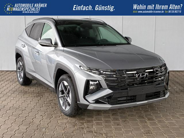 Hyundai TUCSON E-Motion 1.6 T-GDi 2WD HEV / Panoramadach ACC LED Sitz + Lenkradheizung Navi PDC V&H Kamera Alu 18" 