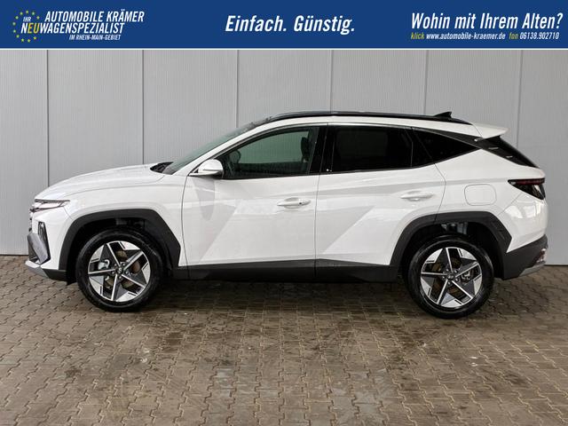 Hyundai TUCSON E-Motion 1.6 T-GDi 2WD HEV / Panoramadach ACC LED Sitz + Lenkradheizung Navi PDC V&H Kamera Alu 18" 