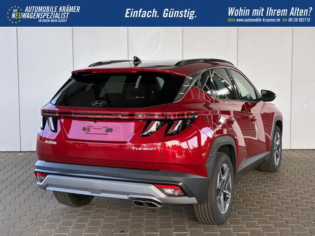 Hyundai TUCSON E-Motion 1.6 T-GDI 2WD 48V DCT / Panoramadach ACC Sitz + Lenkradheizung LED Navi PDC V&H Kamera Alu 18" 