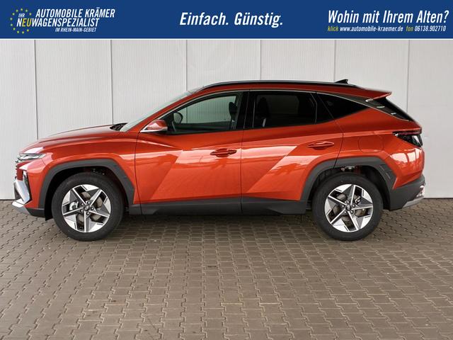 Hyundai TUCSON E-Motion 1.6 T-GDI 2WD 48V DCT / Panoramadach ACC Sitz + Lenkradheizung LED Navi PDC V&H Kamera Alu 18" 