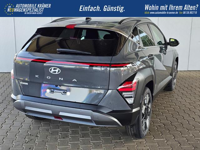 Hyundai KONA Premium 1.6 GDI 2WD HEV DCT / Pano - Schiebedach LED Sitz + Lenkradheizung ACC Alu 18" 