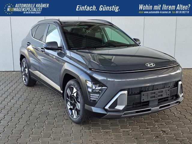 Hyundai KONA Premium 1.6 GDI 2WD HEV DCT / Pano - Schiebedach LED Sitz + Lenkradheizung ACC Alu 18" 