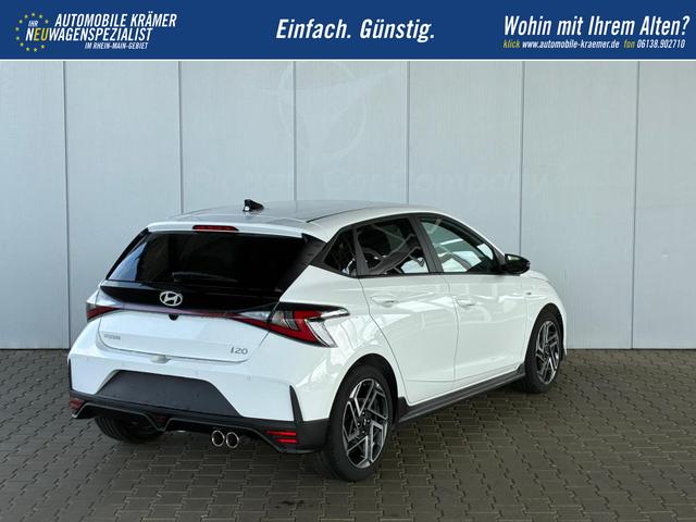 Hyundai i20 1.2 MPI N-Line / LED Tempomat Navi R&uuml;ckfahrkamera Alu 17" 