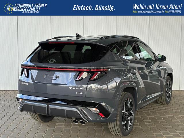 Hyundai TUCSON N-Line x HEV 2WD Automatik / Head-Up ACC Sitz+Lenkradheiz. Sitzbel&uuml;ftung/ Krell E-Klappe Matrix LED Alu 19'' 
