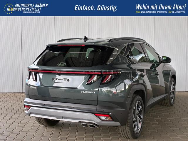 Hyundai TUCSON 1.6 T-GDI 6MT Luxury / Head Up 360&deg; Kam 4x Shz + Sitzbel&uuml;ftung vo. Leder E-Klappe 3 Zonen Alu 19" 