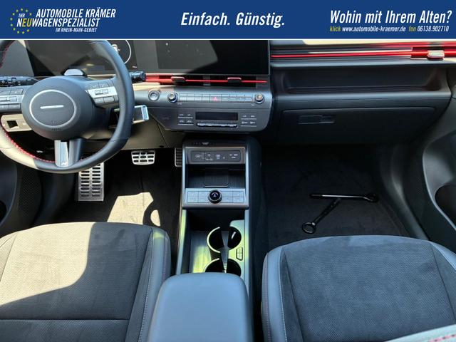 Hyundai KONA N-Line X 1.6 4WD Automatik / 360 Kam./ Sitzh.& Bel&uuml;ftung Heckklappe elektr./ LED 18 Zoll 