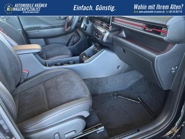 Hyundai KONA N-Line X 1.6 4WD Automatik / 360 Kam./ Sitzh.& Bel&uuml;ftung Heckklappe elektr./ LED 18 Zoll 
