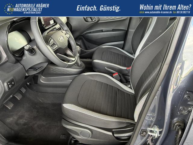 Hyundai i10 4-Sitzer Pure 1,0 Navi/ Einparkhilfe hinten + Kamera/ Front Assist 