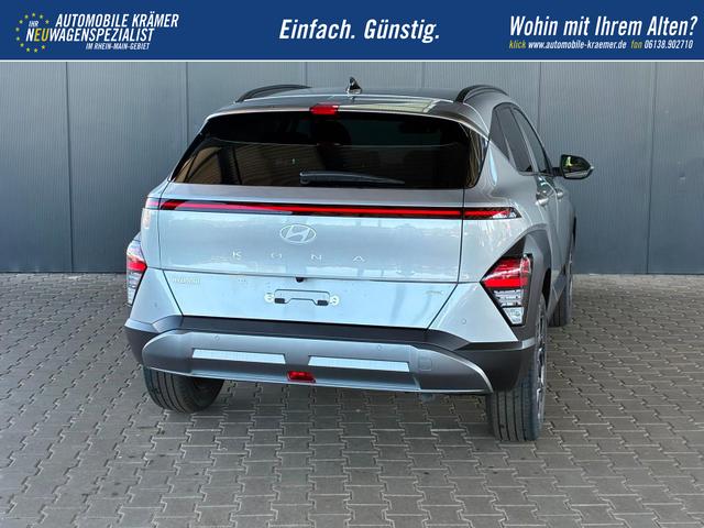 Hyundai KONA Comfort Plus 1.6 T-GDI DCT 4WD / Navi ACC Keyless Sitz + Lenkradheiz. Schiebedach LED Alu 18" 