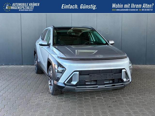 Hyundai KONA Comfort Plus 1.6 T-GDI DCT 4WD / Navi ACC Keyless Sitz + Lenkradheiz. Schiebedach LED Alu 18" 