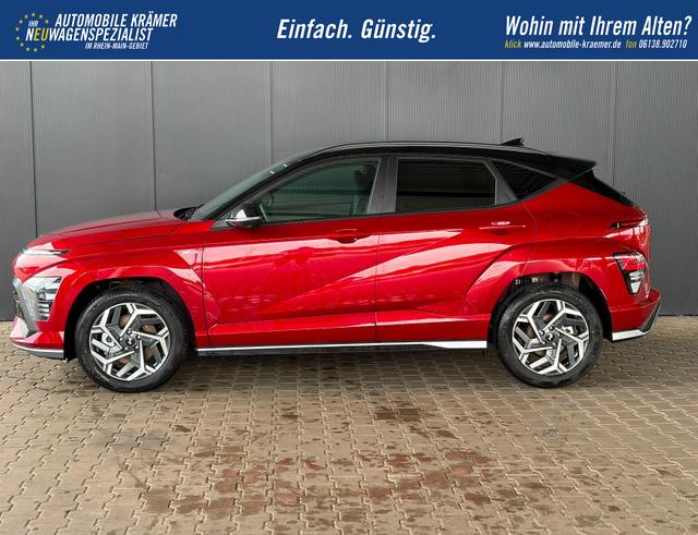 Hyundai KONA N-Line 1.6 DCT 4WD / Bose ACC/ 360&deg; Kam./ Sitzh.& Bel&uuml;ftung Memory Heckklappe elektr./ LED Alu 18" 