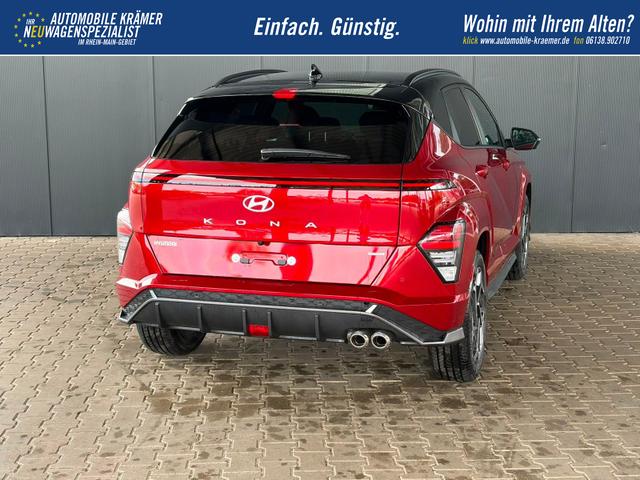 Hyundai KONA N-Line 1.6 DCT 4WD / Bose ACC/ 360&deg; Kam./ Sitzh.& Bel&uuml;ftung Memory Heckklappe elektr./ LED Alu 18" 