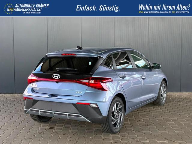 Hyundai i20 Pure 1.2 MPI / Navi PDC Hinten + Kamera Abgedunkelte Scheiben Tempomat Alu 16" 