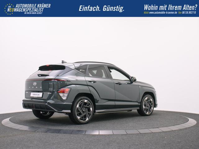 Hyundai KONA Elektro N-Line 64,8 kWh / Bose ACC PDC V&H + Kamera Keyless Sitz Lenkradheiz. LED Alu 19" 