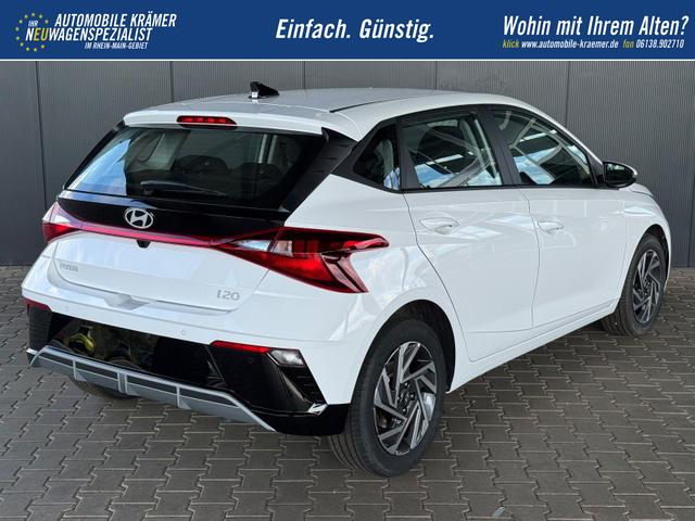 Hyundai i20 Smart 1.0 T-GDi 90PS 7-DCT AT / Tempomat Navi PDC hinten Kamera Sitz + Lenkradheizung Alu 16'' 