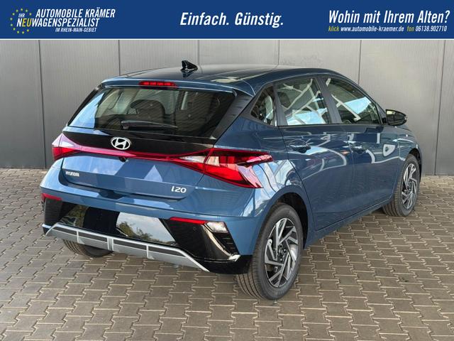 Hyundai i20 Smart 1.0 T-GDi 90PS 7-DCT AT / Tempomat Navi PDC hinten Kamera Sitz + Lenkradheizung Alu 16'' 