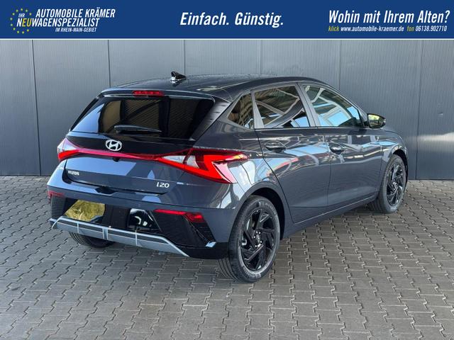 Hyundai i20 Style 1.0 T-GDI BLACK LINE / Navi Fernlichtassistent Spurhalteassistent ACC Kamera Sitz + Lenkradheizung LED Alu 16" 