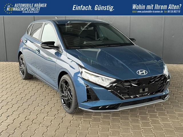 Hyundai i20 Black-Line STYLE 1,0 T-GDi 7-DCT / Navi Tempomat Spurhalteassistent Kamera Sitz + Lenkradheizung LED 