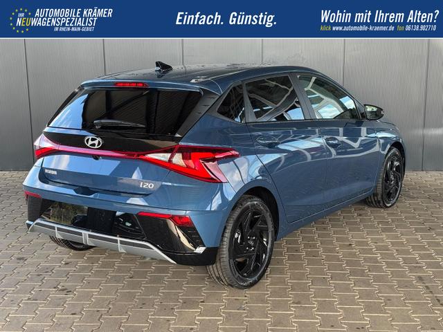 Hyundai i20 Style 1.0 T-GDI BLACK LINE / Navi Fernlichtassistent Spurhalteassistent ACC Kamera Sitz + Lenkradheizung LED 