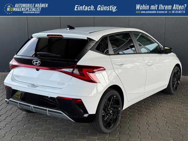Hyundai i20 Black-Line STYLE 1,0 T-GDi 7-DCT / Navi Tempomat Spurhalteassistent Kamera Sitz + Lenkradheizung LED 