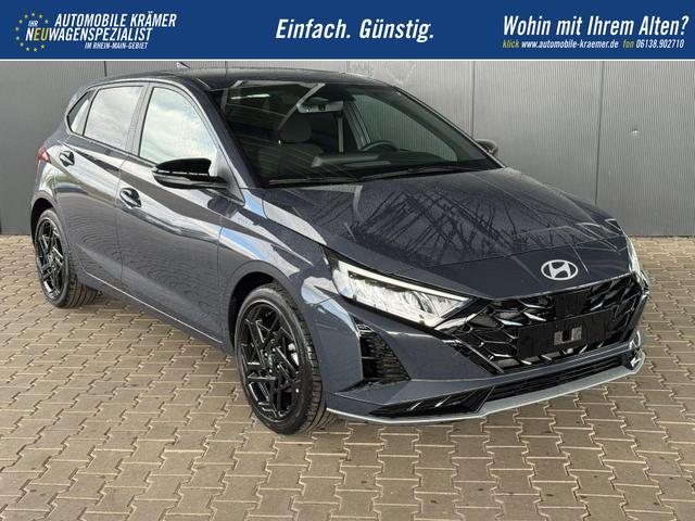Hyundai i20 Black-Line STYLE 1,0 T-GDi 7-DCT / Navi Tempomat Spurhalteassistent Kamera Sitz + Lenkradheizung LED 