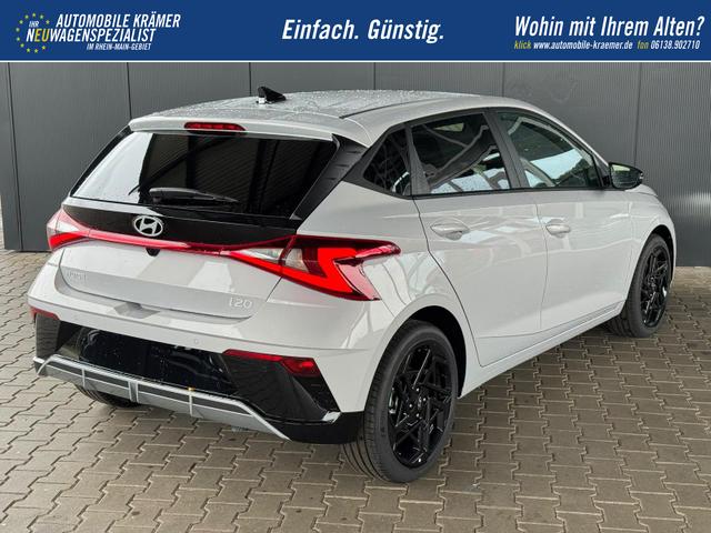 Hyundai i20 Black-Line STYLE 1,0 T-GDi 7-DCT / Navi Tempomat Spurhalteassistent Kamera Sitz + Lenkradheizung LED 