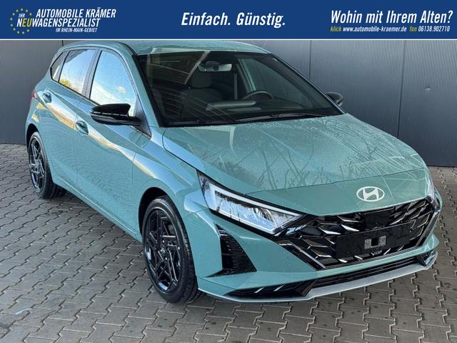 Hyundai i20 Black-Line STYLE 1,0 T-GDi 7-DCT / Navi Tempomat Spurhalteassistent Kamera Sitz + Lenkradheizung LED 