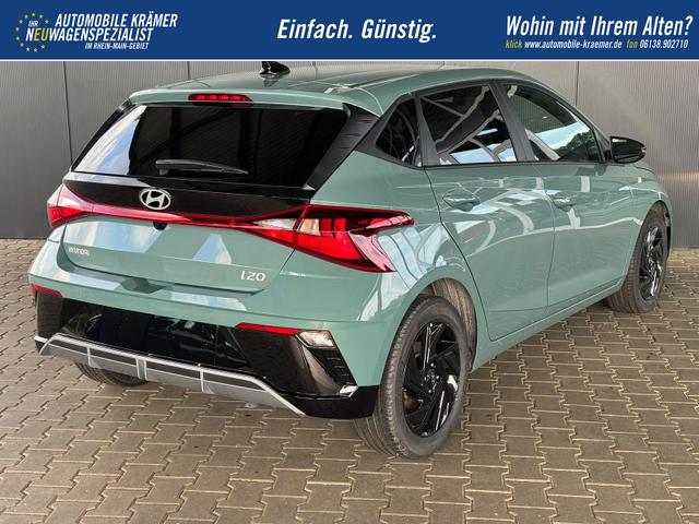 Hyundai i20 Smart 1.0 T-GDi 90PS 6MT Black Pack / Kamera Navi Fernlichtassistent Spurhalteassistent Tempomat Sitz + Lenkradheizung 