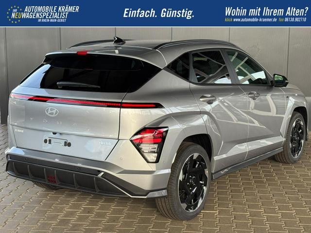 Hyundai KONA Elektro N-Line 64,8 kWh / Head-up 360 Grad Sitzheizung + Bel&uuml;ftung ACC Keyless Totwinkel LED Alu 19'' 