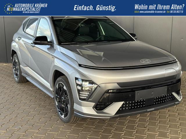 Hyundai KONA Elektro N-Line 64,8 kWh / Head-up 360 Grad Sitzheizung + Bel&uuml;ftung ACC Keyless Totwinkel LED Alu 19'' 