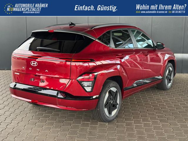 Hyundai KONA Elektro Comfort 64,8 kWh / 360 Grad Totwinkel Sitz + Lenkradheizung LED Alu 18'' 